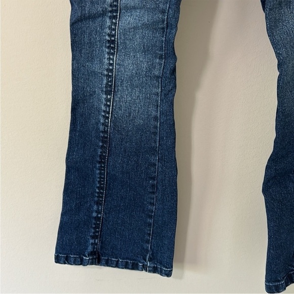 Anthro VILAGALLO Lexi Jean Flare Effect Front Pockets Button Fly Sz 38 US 6 NEW - Picture 3 of 11